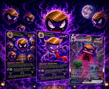 [Pre-Sale] 👻 Trump Ghost Evolution 3-Pack 💜 – Trumpstly, Trumpter & Trumpgar VMAX Limited Edition