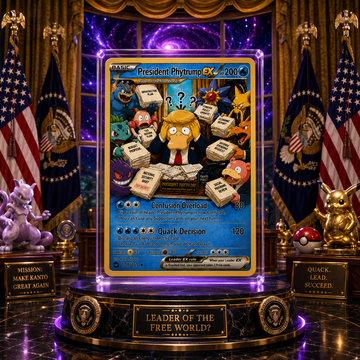 [PRE-SALE] 🦆 President Phytrump EX – Confusion Overload Collector Card | Executive Office Edition 🦆