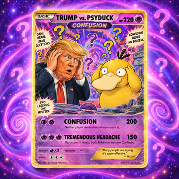 [Pre-Sale] Presidential Confusion – Parody Collectible Art Card