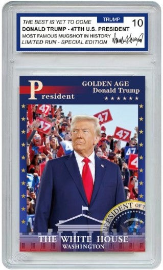 Donald Trump Golden Age! Trading Card - Gem Mint 10 Rated