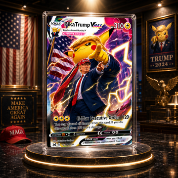 ⚡ [PRE-SALE] PikaTrump VMAX – Executive Order Collector Card | Gigantamax Edition ⚡