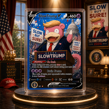 🩷 [PRE-SALE] SlowTrump V – Brain Freeze Collector Card | Capitol Campaign Edition 🩷
