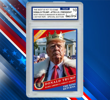 Donald Trump The King Returns! Trading Card - Gem Mint 10 Rated