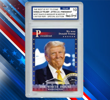 Donald Trump We Won Card! Collector's Trading Card - Gem Mint 10 Rated