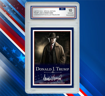 Donald Trump Cowboy Card Collector's Trading Card - Gem Mint 10 Rated