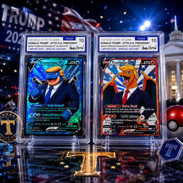 💧"Trumptiose & Trumpzard🔥V 2 Pack” Limited Edition Parody Collectible Card💧 🔥