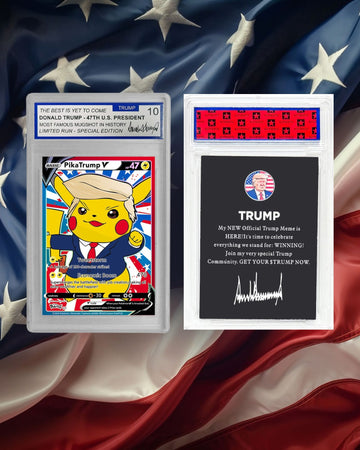 ⚡ “PikaTrump V” Limited Edition Parody Collectible Card ⚡