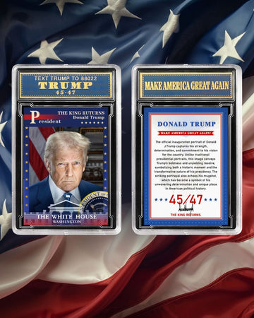 “The King Returns” Limited Edition Presidential Collectible Card