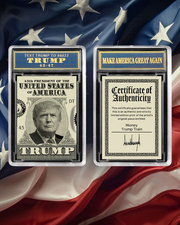 💵 “Money Trump Train” Limited Edition Currency-Style Collectible Card 💵