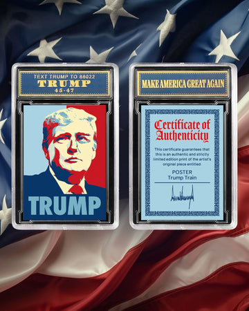 Classic “Trump Poster Style” Limited Edition Collectible Card